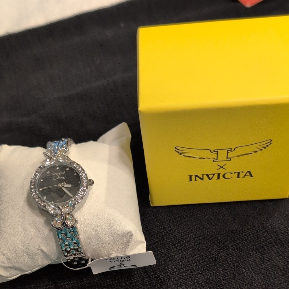 Invicta Silver and Teal Women's Watch